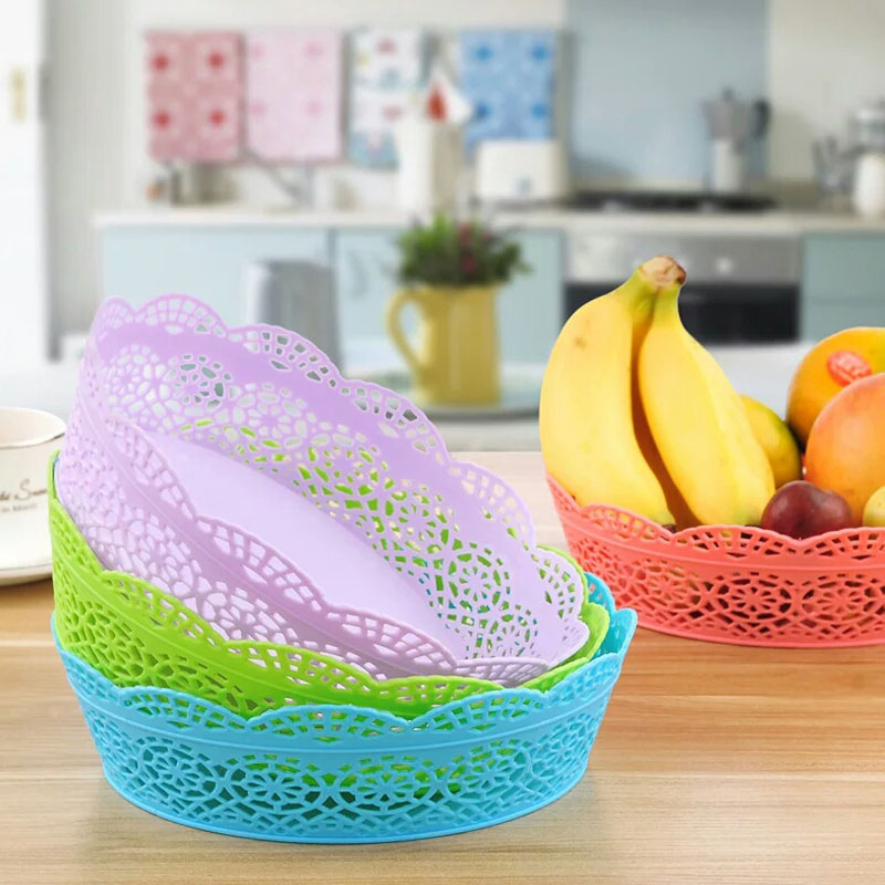 I1334 219 oval fruit tray 10 guffa fruit tray snacks fruit box Water fruit basket Yiwu 2 Yuan store