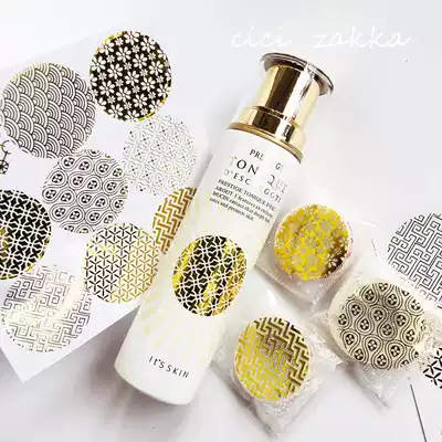 180 Sticker Gold Spectrum Texture Transparent Seal Sticker Gold PVC Gift Packaging Sticker Simple Haping Sticker