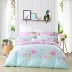 Thủy dệt bông in denim bông hoa chăn đôi Khăn giường vani Iraq - Bộ đồ giường bốn mảnh chan ga goi Bộ đồ giường bốn mảnh