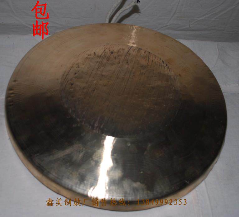 36 cm low tiger tone gong Opera gong Festive gong Early warning gong Flood control gong Ring bronze ware Three and a half sentences