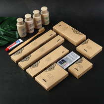High-end hotel hotel bed and breakfast Six in one bamboo toothbrush set Disposable toiletries Toothbrush toothpaste set