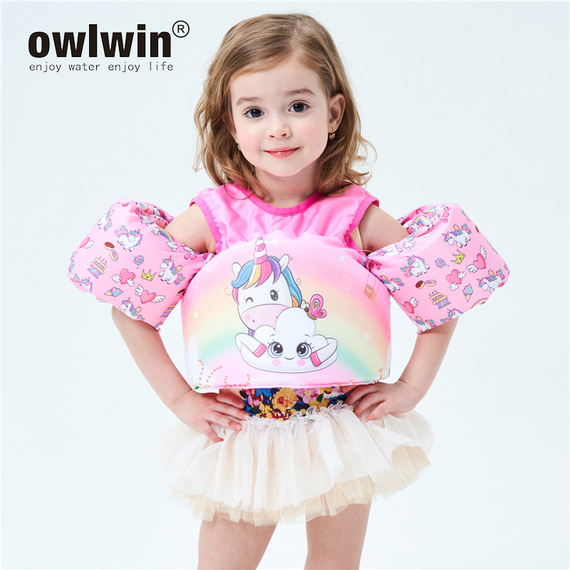 Free inflatable armband life jacket for young children to learn swimsuit baby floating ring water sleeve buoyancy vest foam lead