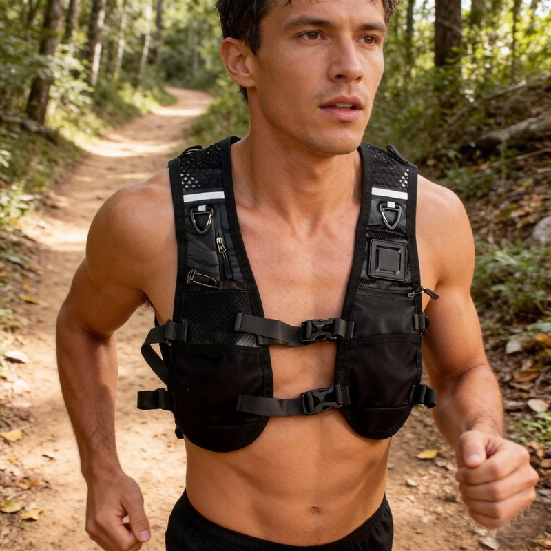 New in Stock Cycling and Running Vest, Breathable Hiking, Cycling, Trail Running, Marathon Race Sports Vest