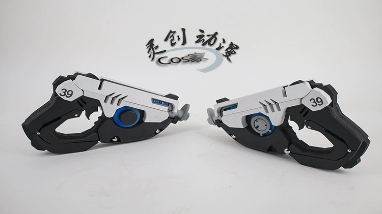 [Vị trí đặc biệt] Đạo cụ cosplay Overwatch Tracer Flash Tracer Pulse Double Gun Luminous Edition - Cosplay