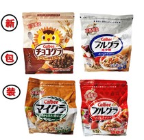 Kyoto produces Calbee Carleby Fruit Oats Matcha reduces sugar mixed cereal by 500g