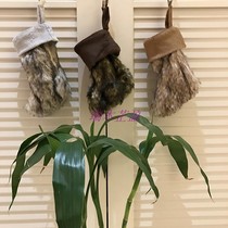 Christmas Christmas Christmas Eve upscale Long Plush Gift Bags Christmas Tree Mini Hanging Accessories Little Christmas Socks