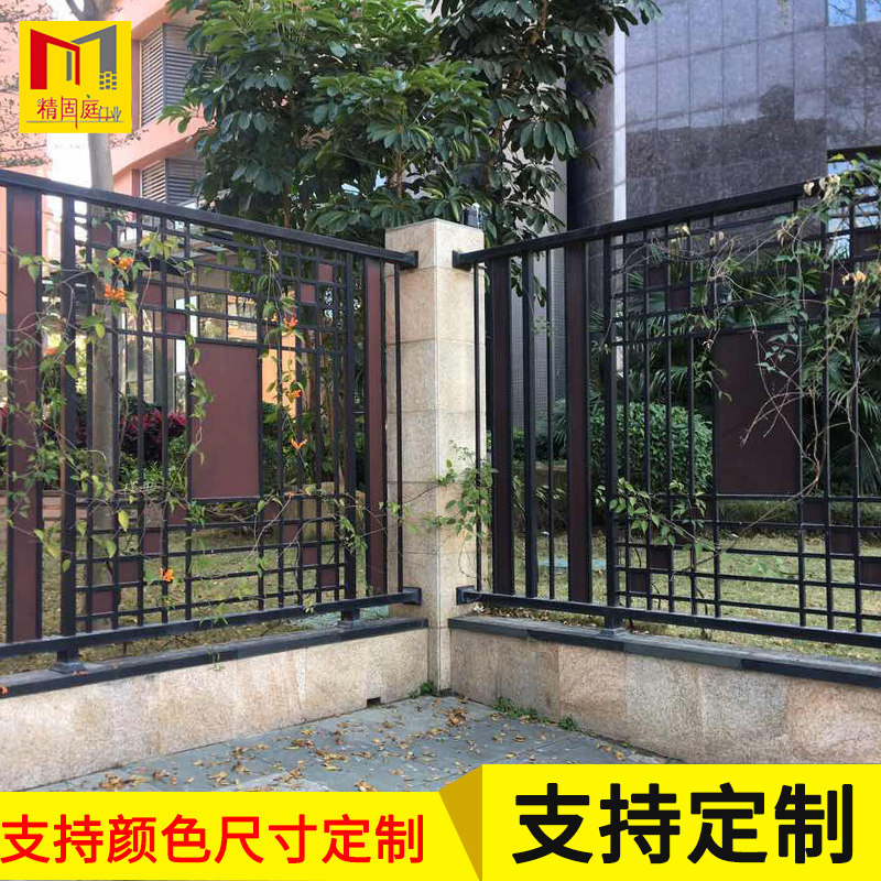 Custom Wrought iron stair handrail Air conditioning fence Attic fence Villa corridor railing Building floor balcony fence