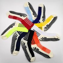 Football socks mid-calf training non-slip breathable towel bottom thin knitted sports cotton socks