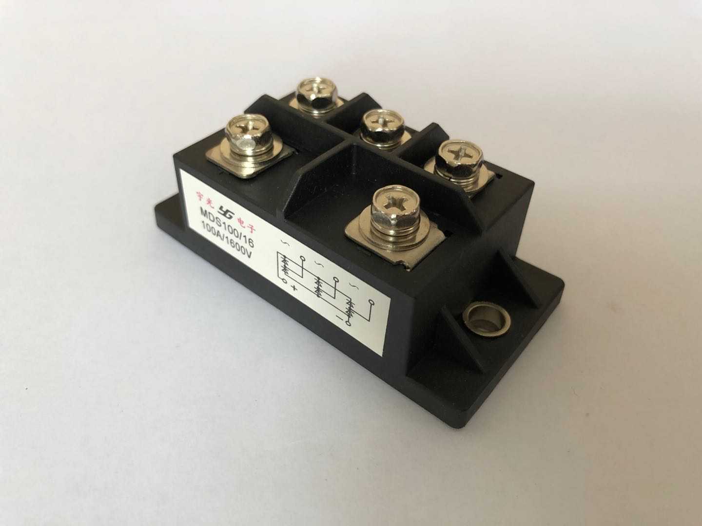 New rectifier module rectifier bridge stack Three companies MDS100A1600V motor dedicated three-phase bridge heat-resistant