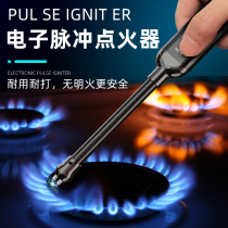 TOPKEN electronic pulse metal ignition gun customized arc lighter charging personalized windproof usb igniter