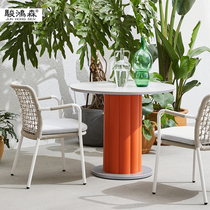 Nordic Patio Outdoor Waterproof Sofa Custom Trio Casual Creative Balcony Garden Vine Art Living Room Rattan chair