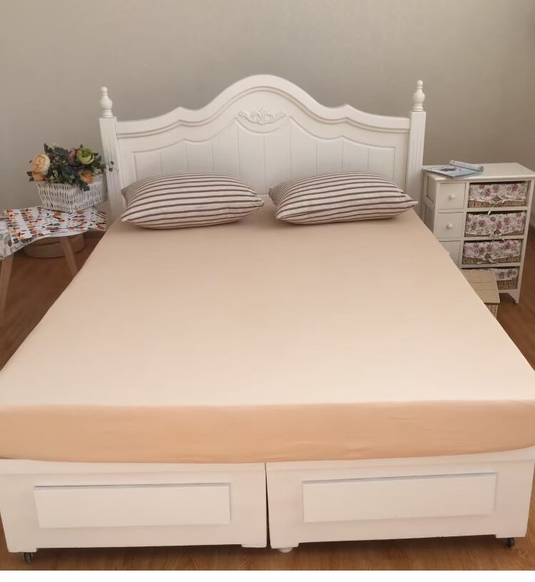 Khăn trải giường bằng vải cotton nguyên chất dệt kim nguyên chất kiểu Nhật Bản Mua ga phủ giường
