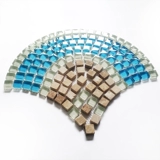 Средиземноморская хрустальная стеклянная мозаичная плитка керамическая наклейка на стенах