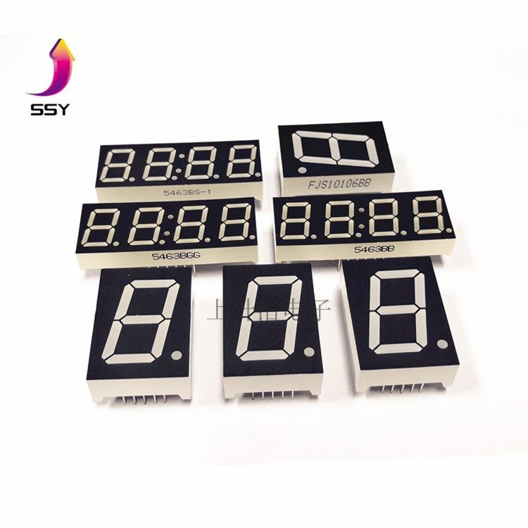 Clock Coyang Digital Tube 0 56 1 inch high red light blue green white light 1 bit 4 bit