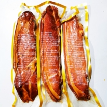Hunan farmhouse bacon boutique hind leg buttocks meat firewood bacon 1500g hotel catering Hunan bacon flavor