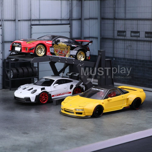MINIGT Honda, легкосплавный автомобиль, модель автомобиля, порше, масштаб 1:64