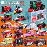Takara tomy, Дисней, мультяшный легкосплавный автомобиль, игрушечная машина, Дональд Дак