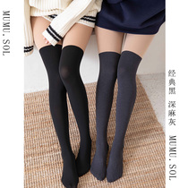 Thin velvet meat color stitching fake thigh bottling socks fake high tube anti-hook silk knee pantyhose safety pants thick spring and autumn
