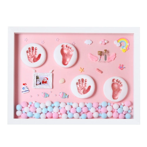 Детский отпечаток рук, отпечатки рук и ног, памятная детская чернильная подушечка, DIY