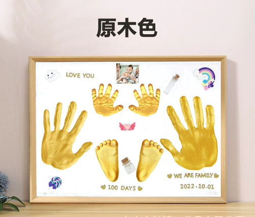 Детские памятные отпечатки рук и ног для хранения пуповины, детская чернильная подушечка