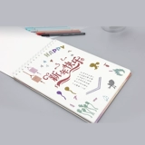 Рукописный артефакт Многофункциональный шаблон Первичная газета предварительная предварительная предварительная рисователя