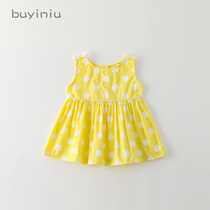 Baby dress girl Summer foreign vest dress Children Baby thin princess skirt child foreign trade summer dress