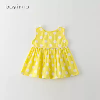 Baby dress girls Summer foreign school vest dress Children Baby thin princess skirt children Foreign trade summer dress