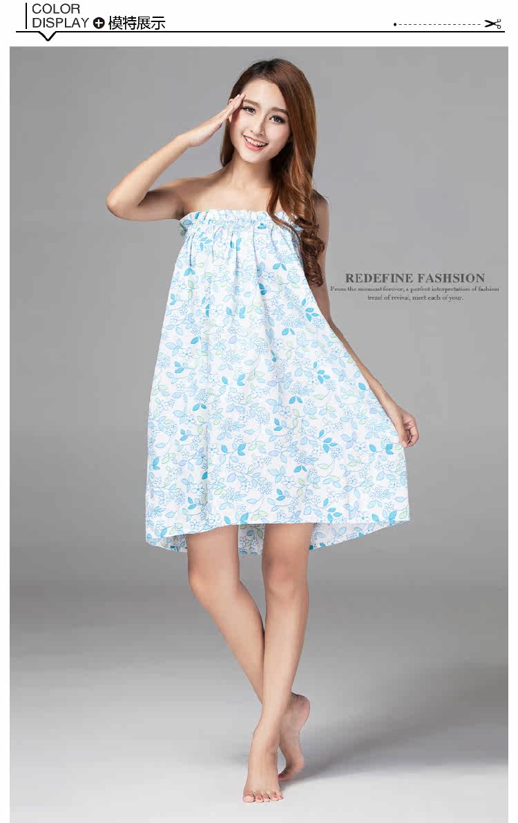 Peignoir jeunesse coton de haute densité imprimée - Ref 598192 Image 24