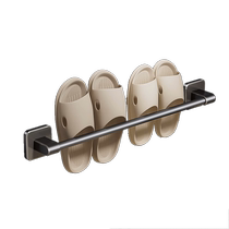 Bathroom slippers rack wall-mounted Perforated Shoes containing Toilet Toilet Toilet Door Rear Drain Shelf 3306