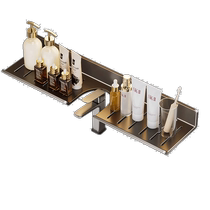 Bathroom rack in front of the mirror toilet faucet washbasin washbasin wall-mounted punch-free bathroom shelf 3306