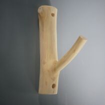 Hook coat hook Solid wood entrance hook Branch hook Original ecological solid wood hanging hook wall hook key hanging