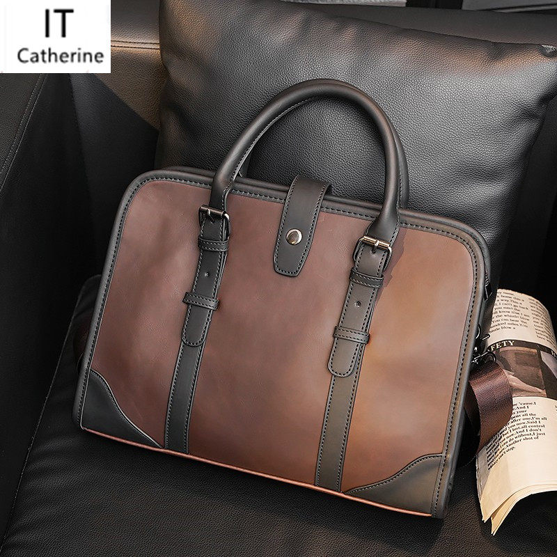 Hong Kong 2022 Furi Men's handbag for a briefcase for recreational single shoulder bag retro - shoulder bag