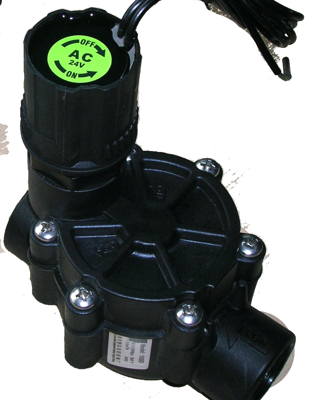 Intelligent irrigation solenoid valve for automatic irrigation of small-caliber garden green space