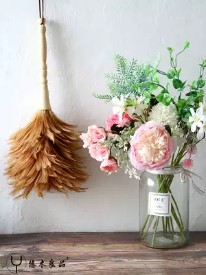 Natural feather dan sub-cleaning dusts vehicle dan sub-bed sweep gray artifact household cleaning dust
