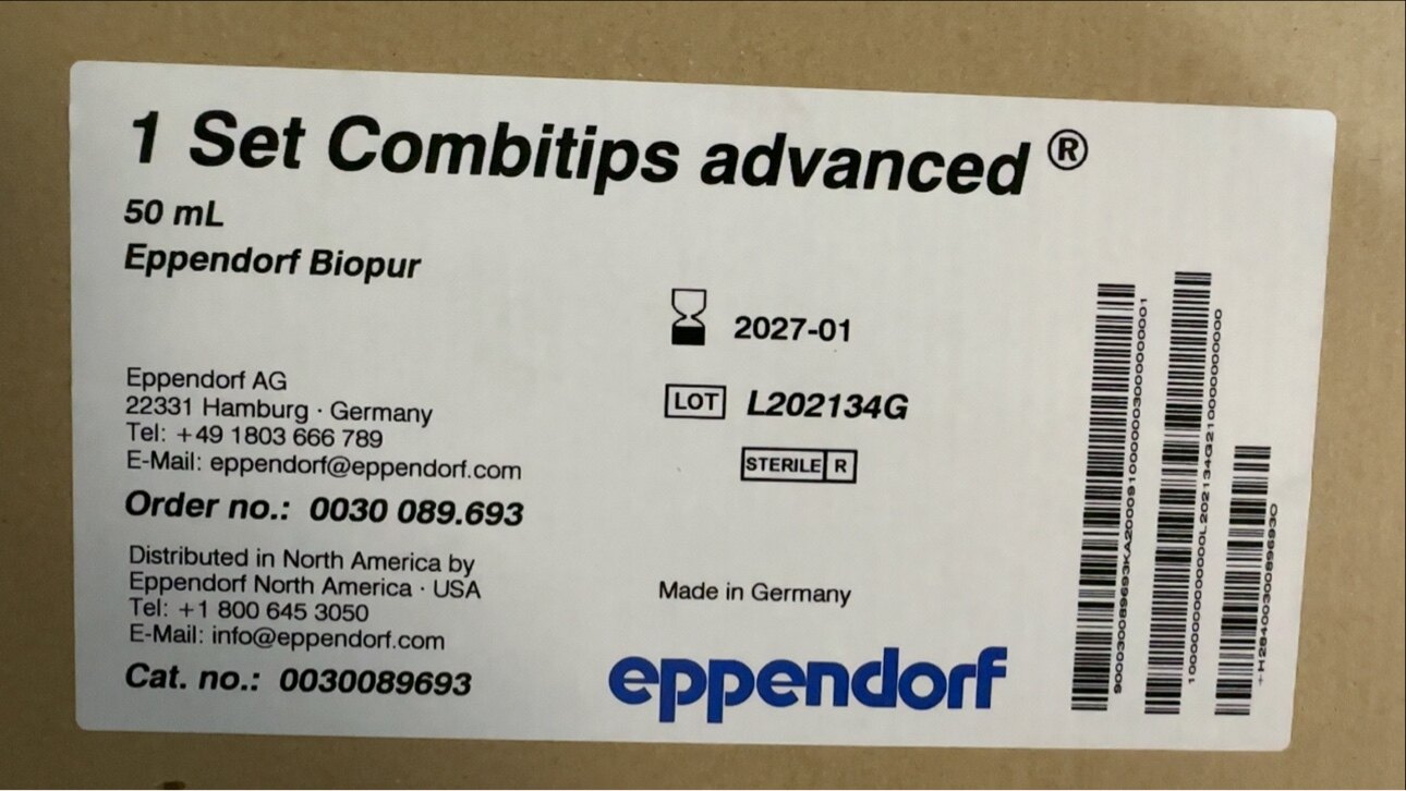 0030089693艾本德50ml生物纯级连续分液枪头管Combitips advanced