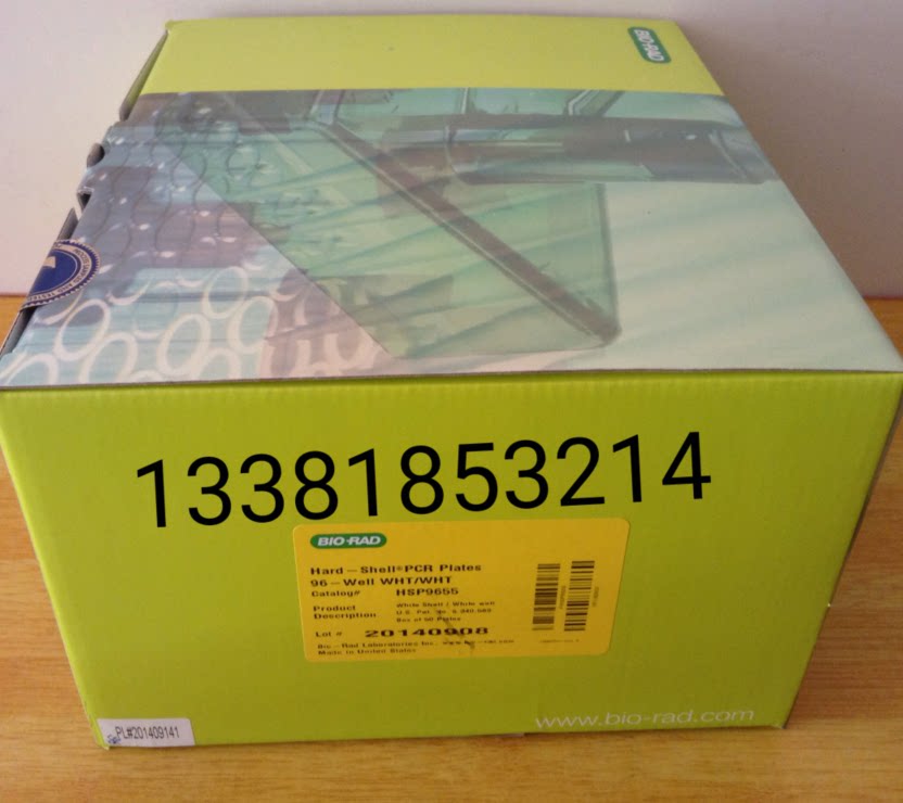 Bio-Rad Boro HSP9655 96-WellPCRPlates Low 96 hole full skirt PCR reaction board