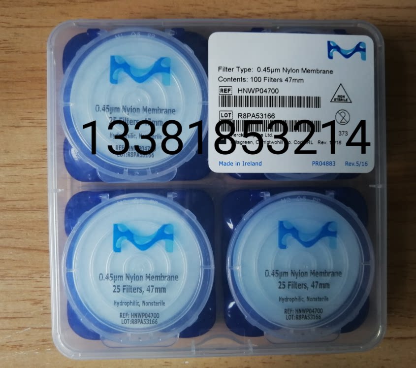 HNWP04700Merck Millipore默克密理博0.45um尼龙过滤膜47mm
