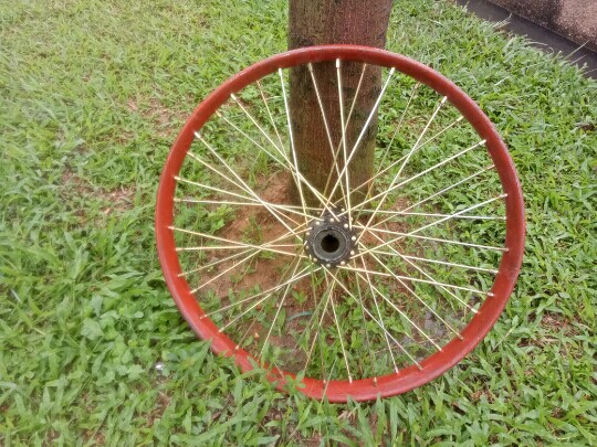 Rickshaw accessories 26-inch rickshaw thickened steel ring human tricycle rear dead wheel fixed wheel