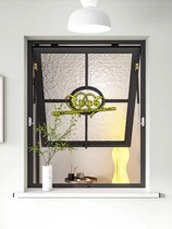 Internet celebrity ins art glass window flip-up window interior decoration outward-flip window attic entrance exterior hung window folding window