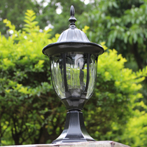 European-style outdoor wall lamp post headlights Column lights Door post lights Retro villa garden outdoor landscape courtyard lighting