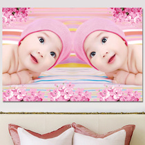 Baby Poster Wall with Pregnancy HD Baby Painting Pregnant Woman Doll Picture Fetal teaching Longfeng baby photo Meng 36 inches