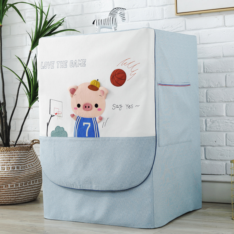 Roller washing machine cover waterproof sunscreen cover cover cloth small swan Haier washing machine cover universal drum
