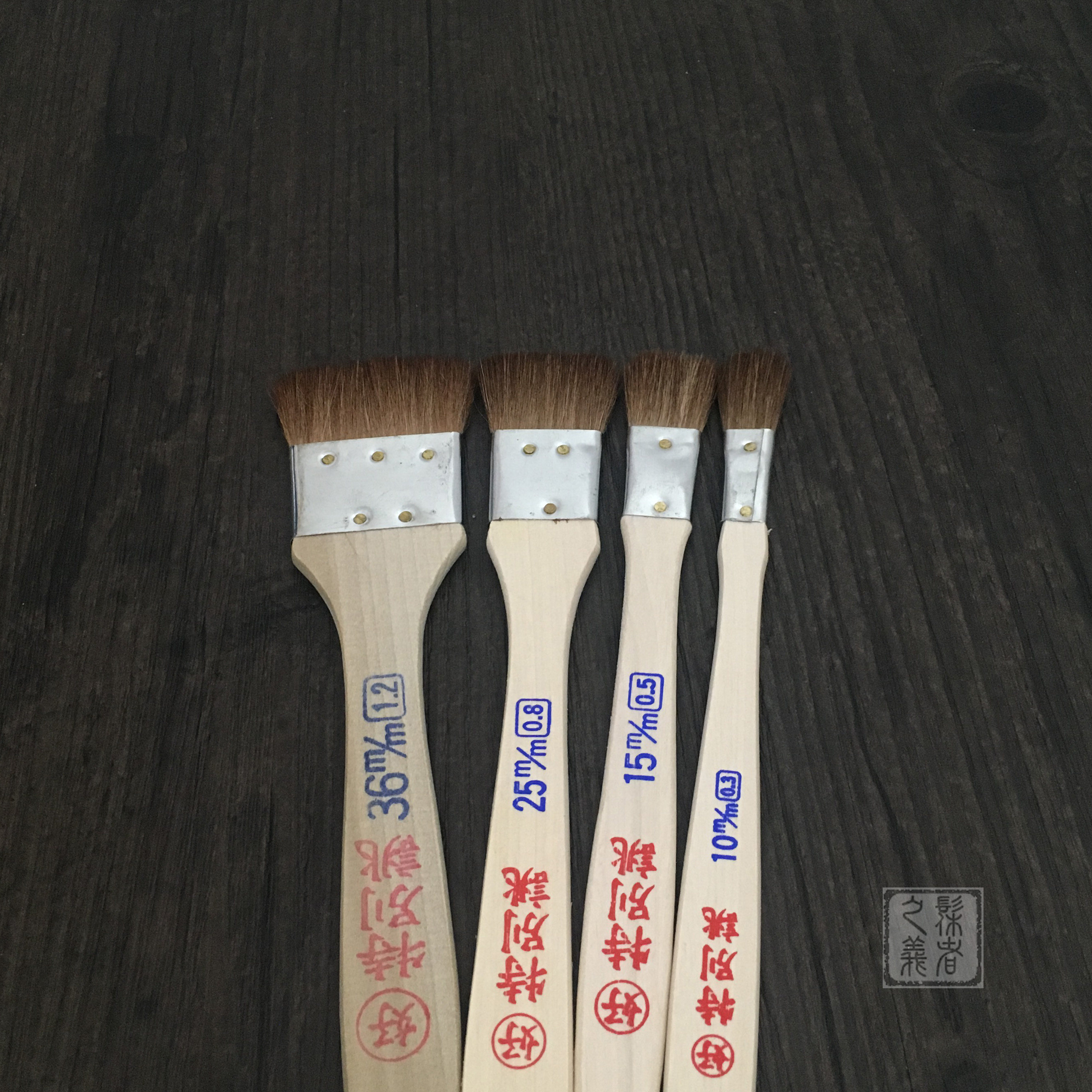 Japan made gold foil brushed Maute soft hair lacquered art lacquer painting tool