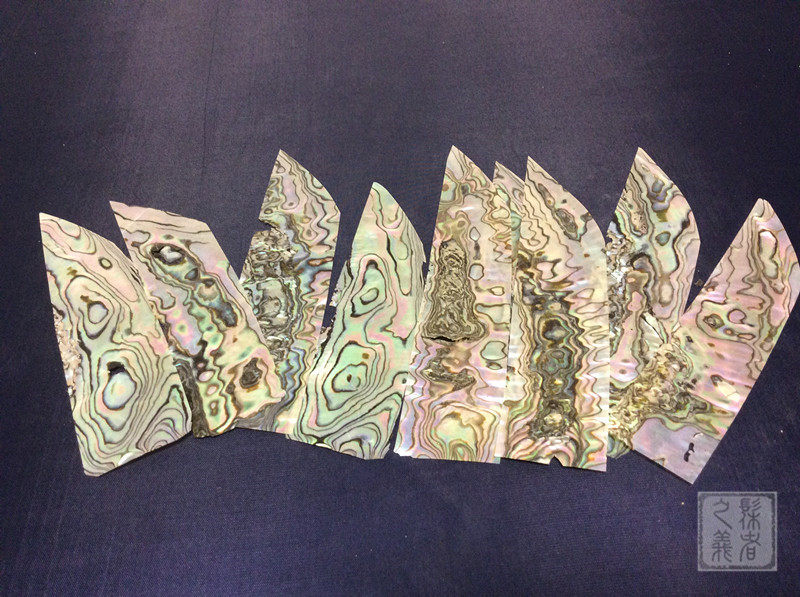 Japanese Spiroplatinum Sheet (Mexico Bay) Extremely Thin Lacquer Art Painted Material