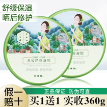 Pine antelope Sansheng flower aloe gel post-Sun repair sleep acne moisturizing and moisturizing official website