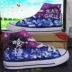 DIY Tokyo Ghouls shoes giày vải vẽ tay Gió gió đầy sao những người yêu thích graffiti giày nam và nữ giày sinh viên giay the thao Plimsolls