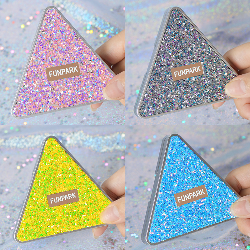 funpark four-color net red eye shadow plate ins super-fire cheap student beginners domestic product flash powder pearlescent waterproof
