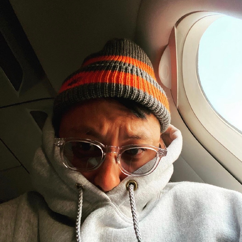 Yu Wenle's same transparent glasses Yellows PLUS FOR MADNESS co - named sunglasses nearsighted man