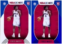 2021 Общая версия Hoops Blue Version Card Card Card