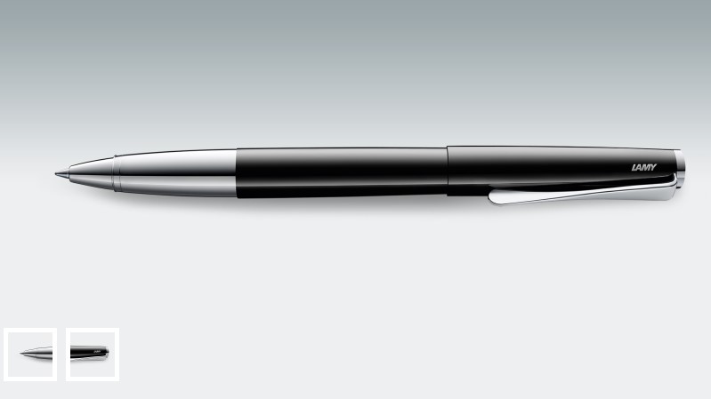 German original dress LAMY Lingmei studio 368 Piano black Pink pen signature pen